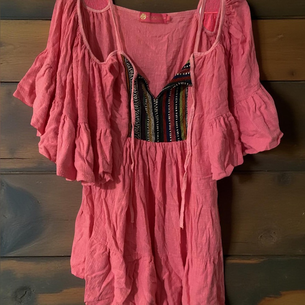 MacBeth Collection Vibrant Pink Top